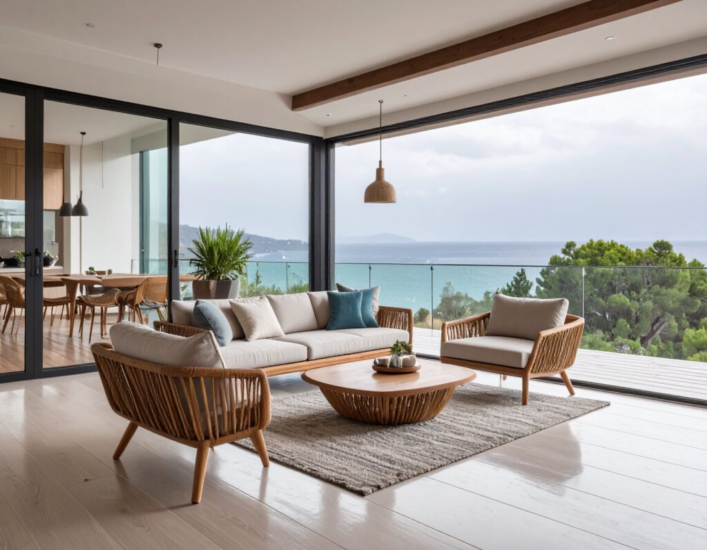 Rideaux de verre terrasse