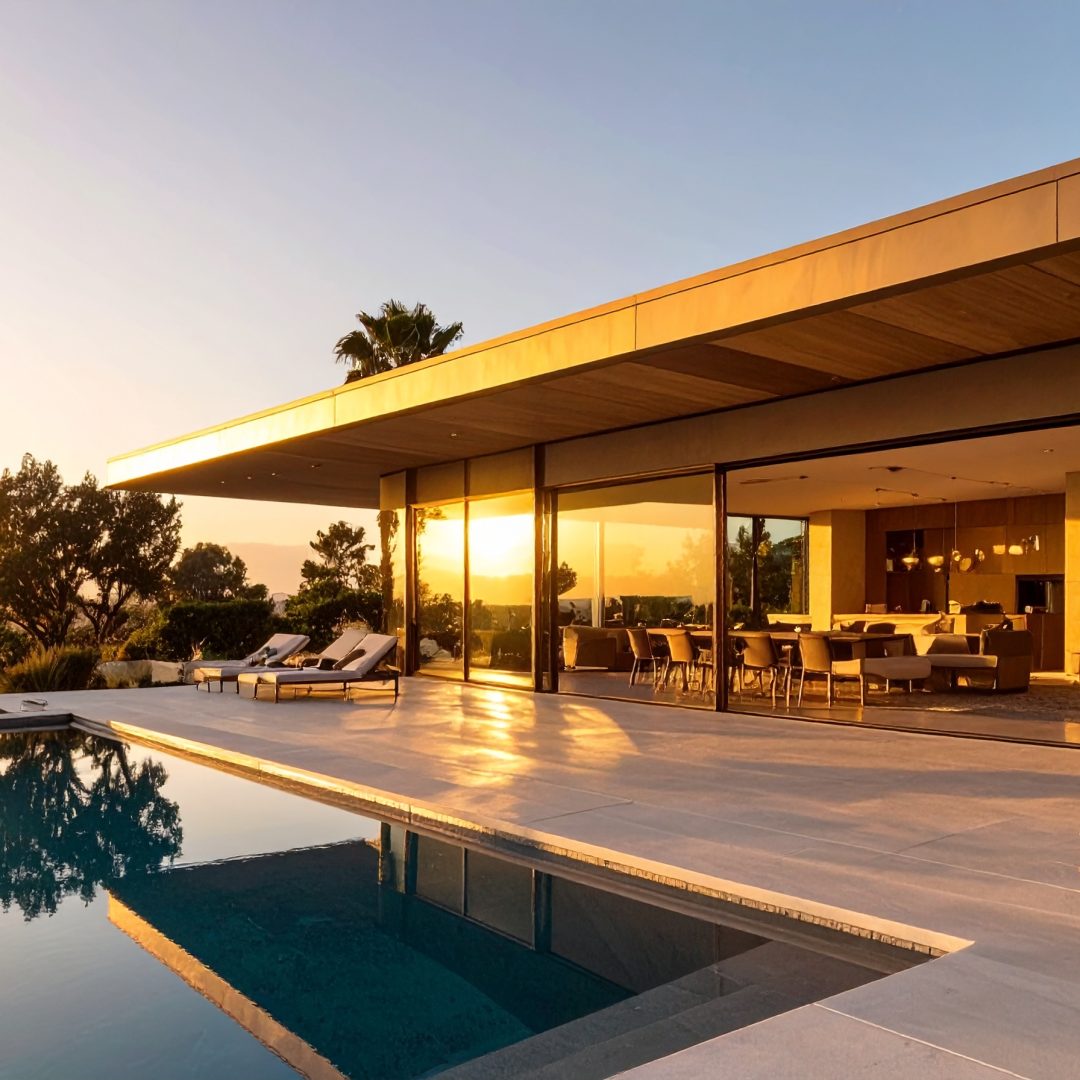 Firefly_Véranda haut de gamme avec structure aluminium ultra-fine et vitrage panoramique, vil 921453