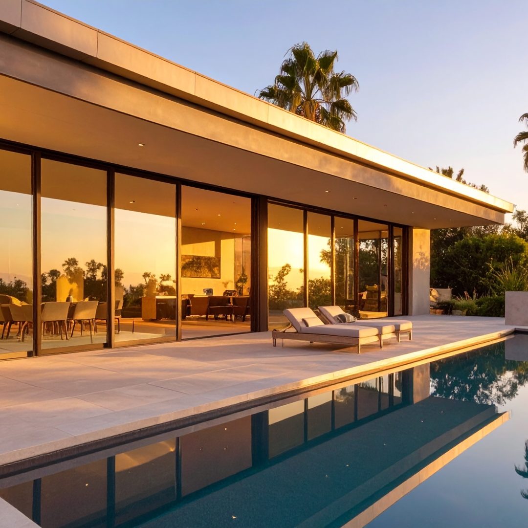 Firefly_Véranda haut de gamme avec structure aluminium ultra-fine et vitrage panoramique, vil 972610