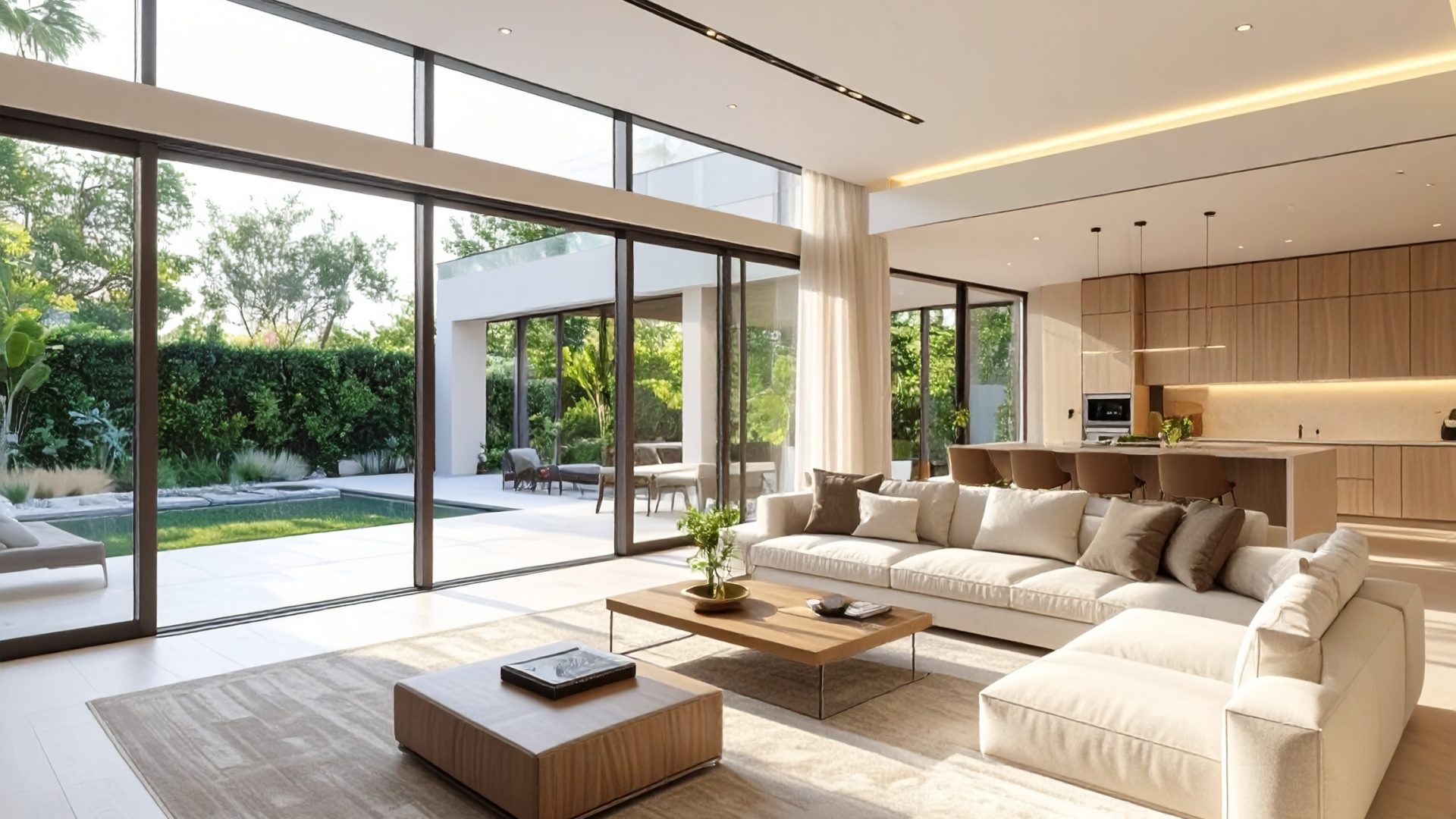 Firefly_Vue intérieure d’une villa contemporaine avec baies coulissantes minimalistes à 4 van 921453