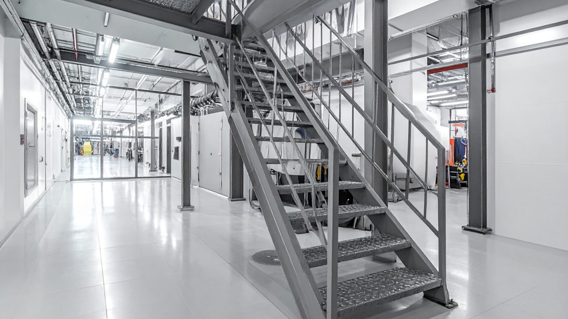 Firefly_escalier industriel metal; usine toute neuve; escalier de service 348887